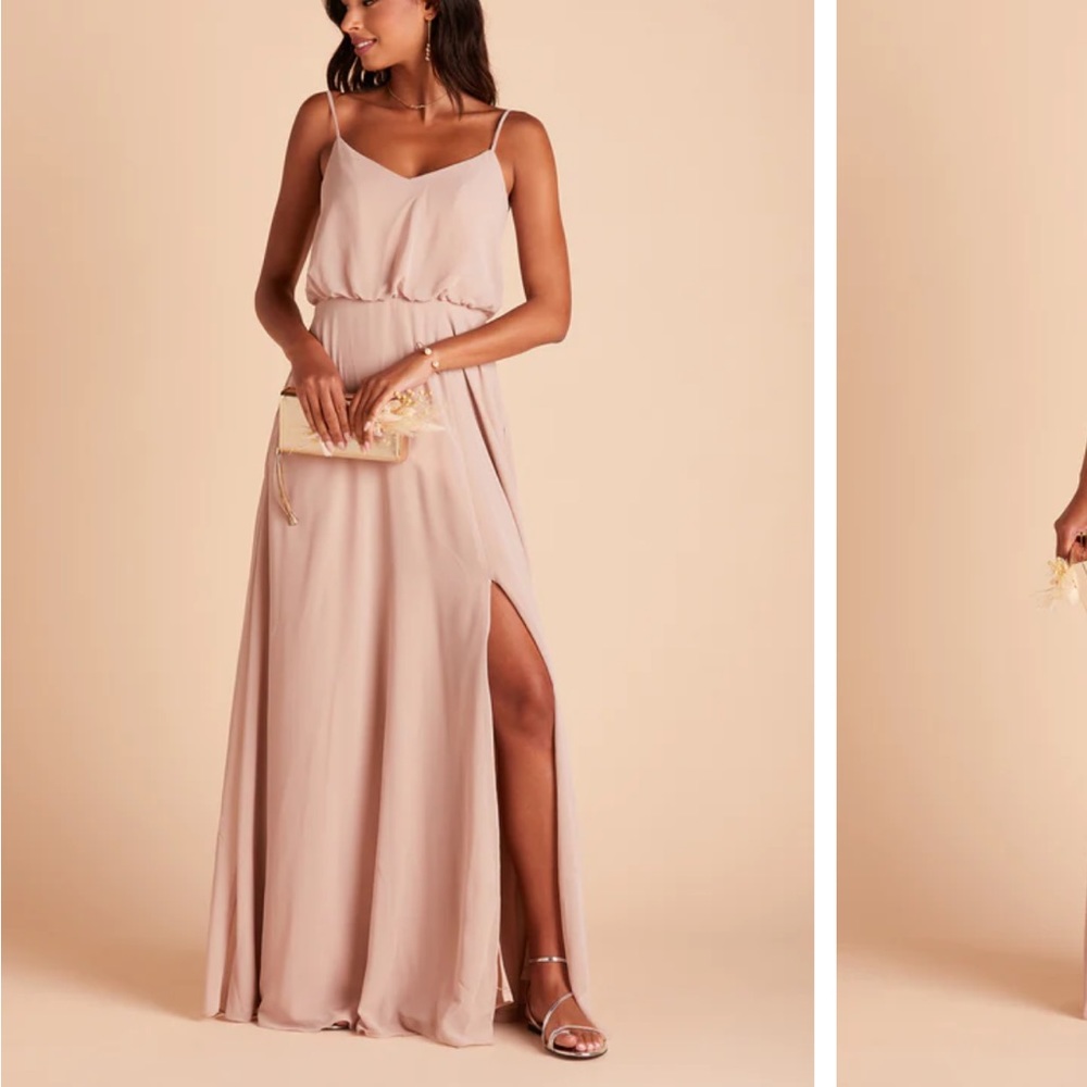 Birdie Grey Bridesmaid Dress Taupe - Medium - Picture 2 of 4